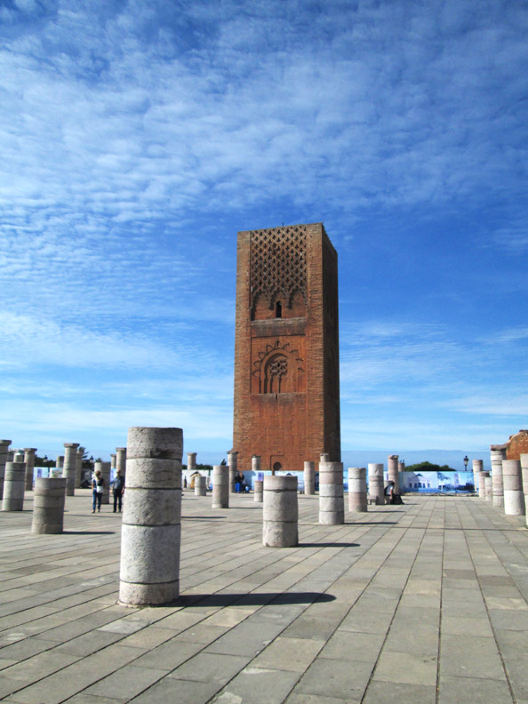 Hassan Tower in Rabat Morocco