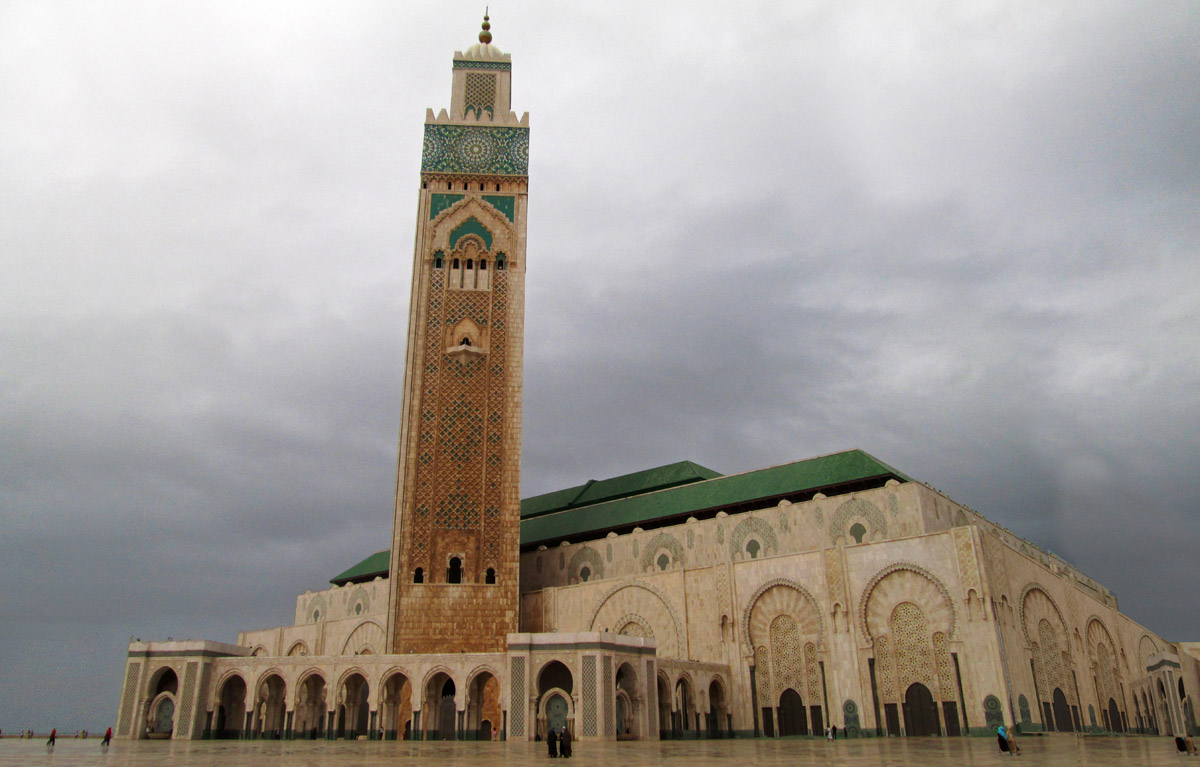 Hassan II Mosque in Casablanca, Morocco