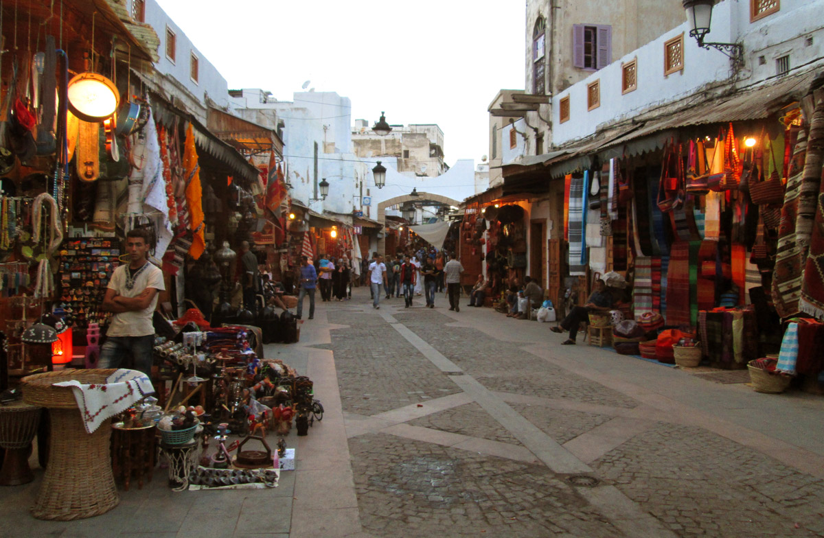 The souks of Rabat Morocco