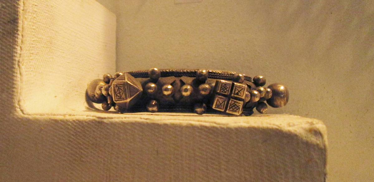 Berber bracelet on display at Dar Si Said Museum in Marrakesh Morocco