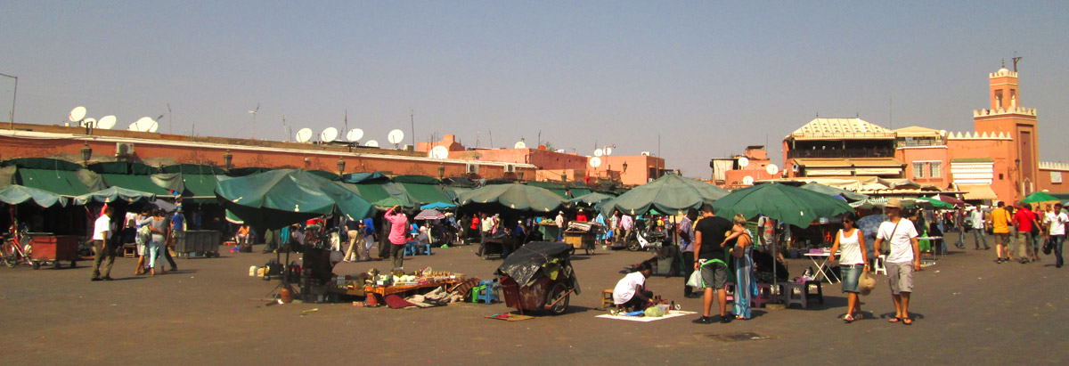 Jemaa el Fna in Marrakesh Morocco