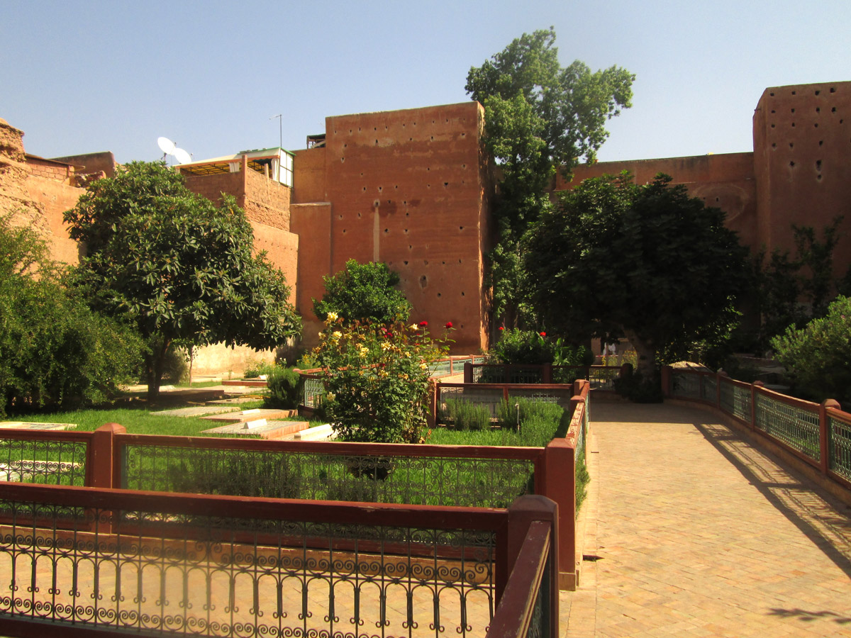 Saadian Tombs in Marrakesh Morocco