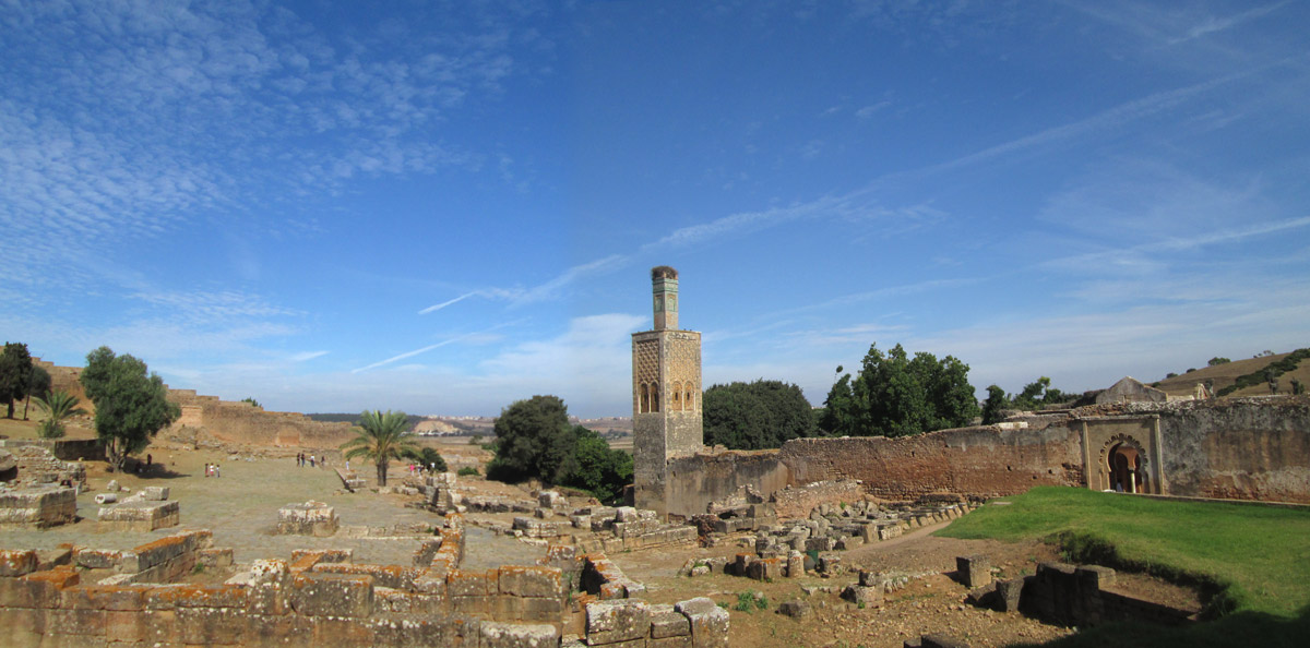 Ruins of the Chellah Necropolis in Rabat Morocco