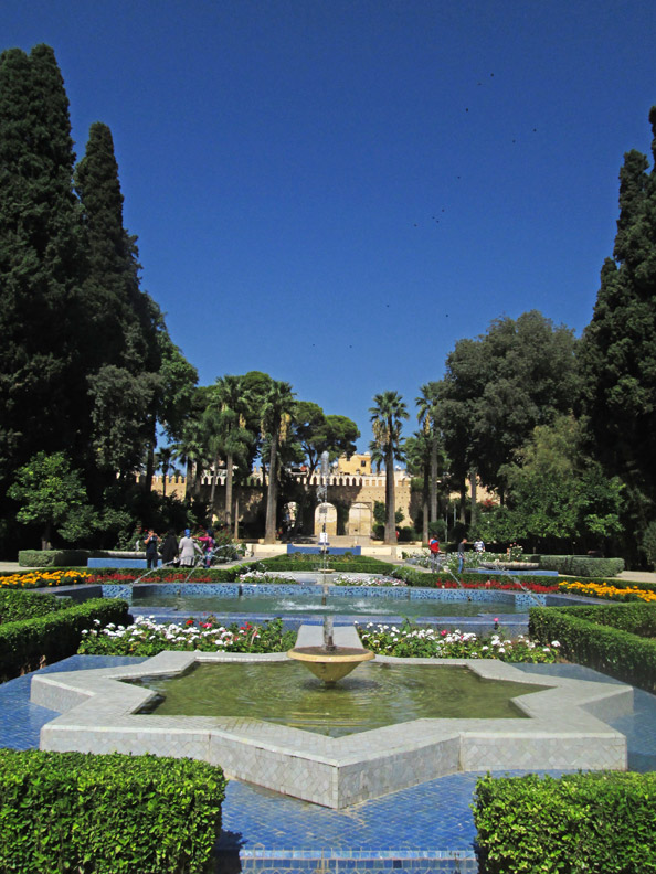 Jardin Jnane S'Bile, near the main entrance in Fes Morocco
