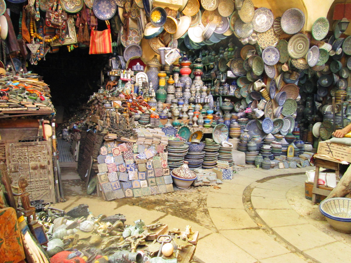 Souks in Fes Morocco