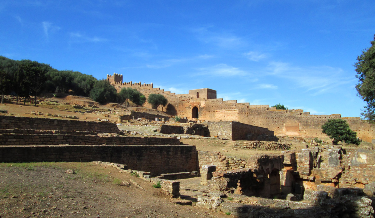ruins of the Chellah Necropolis in Rabat Morocco